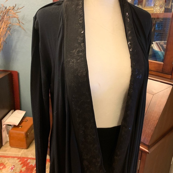 Saks Fifth Avenue sequin sweater - Picture 3 of 5